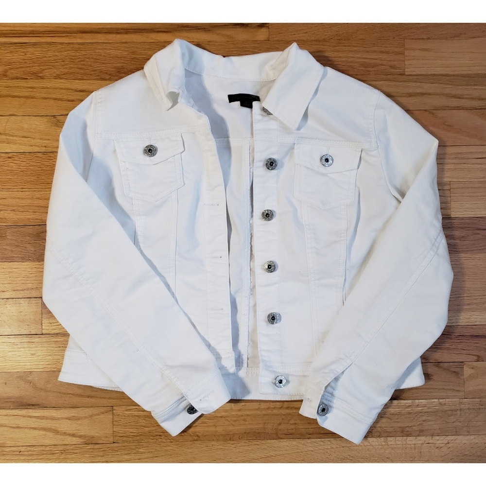 White denim jacket